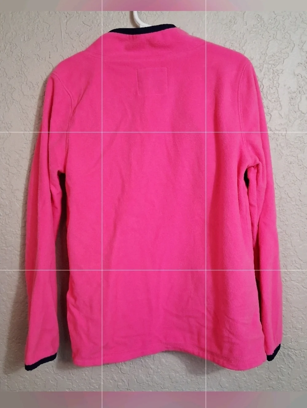 OshKosh | Neon Pink | Cozy Fleece Cardigan Open Front - Girls Size 7